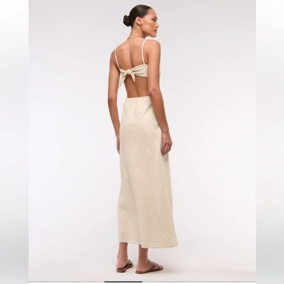 Abercrombie The Julia Slip Cut Out Maxi Dress - Picture 5 of 6